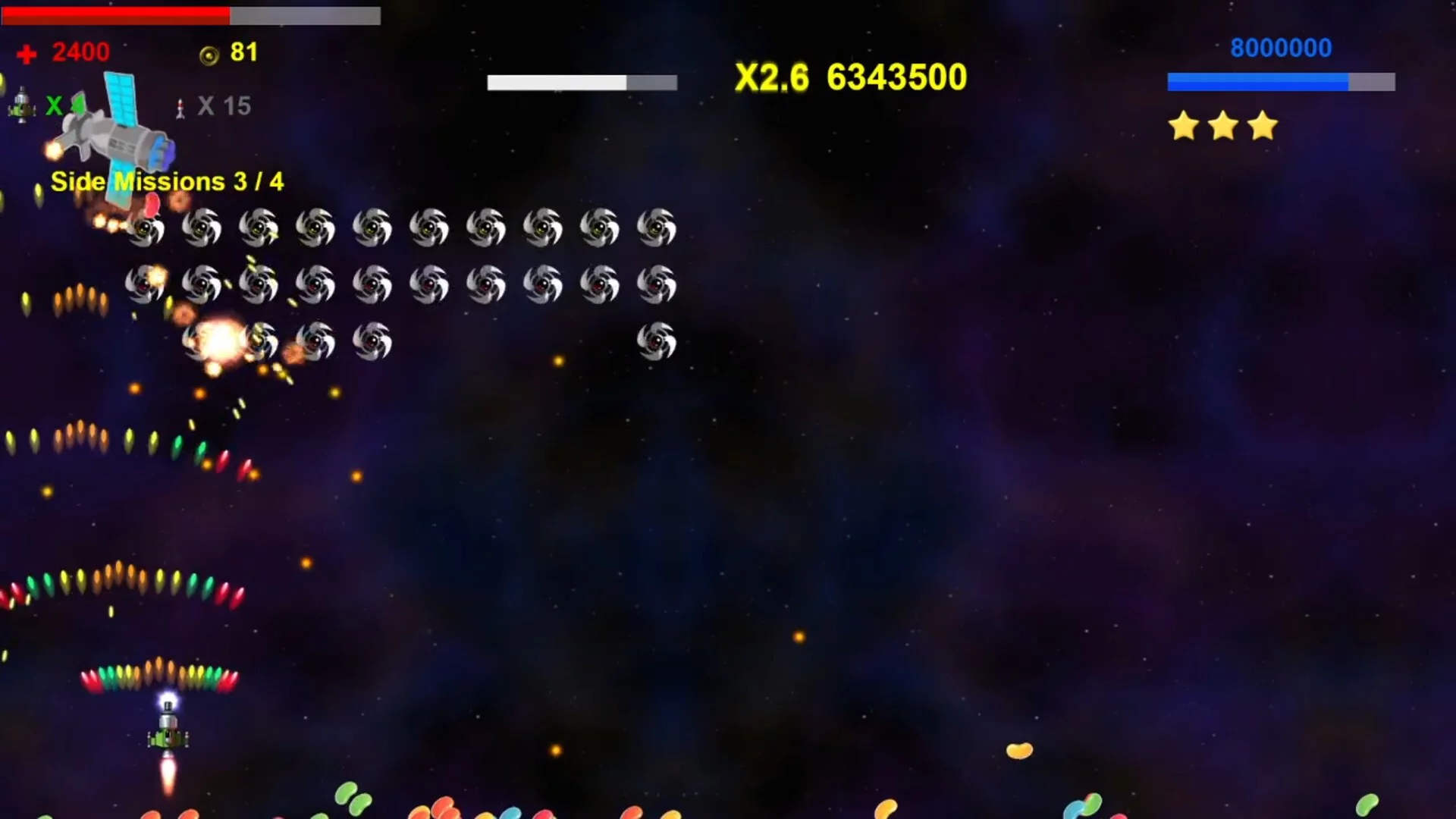 Изображение игры: Spinner Invaders