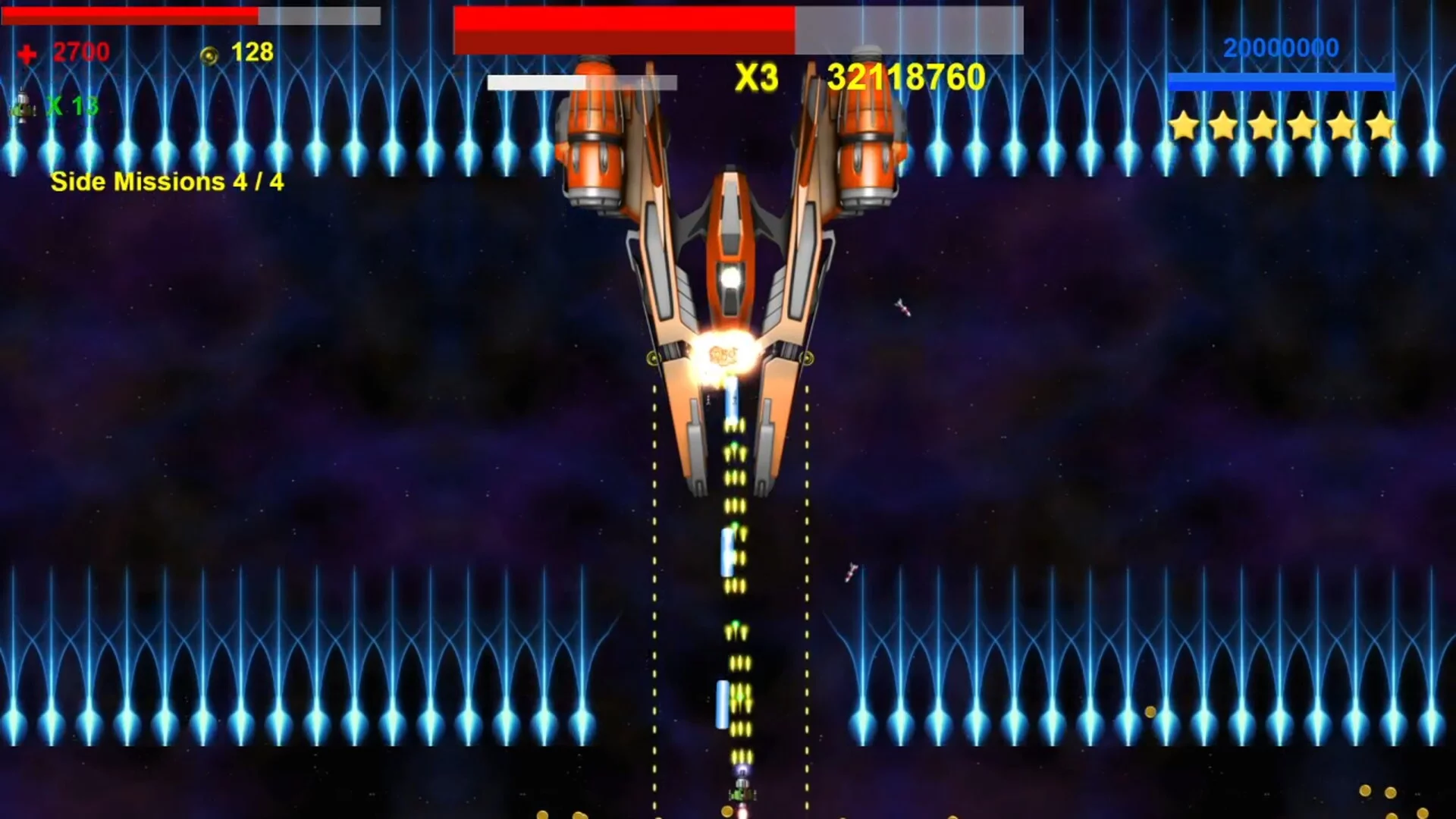 Изображение игры: Spinner Invaders
