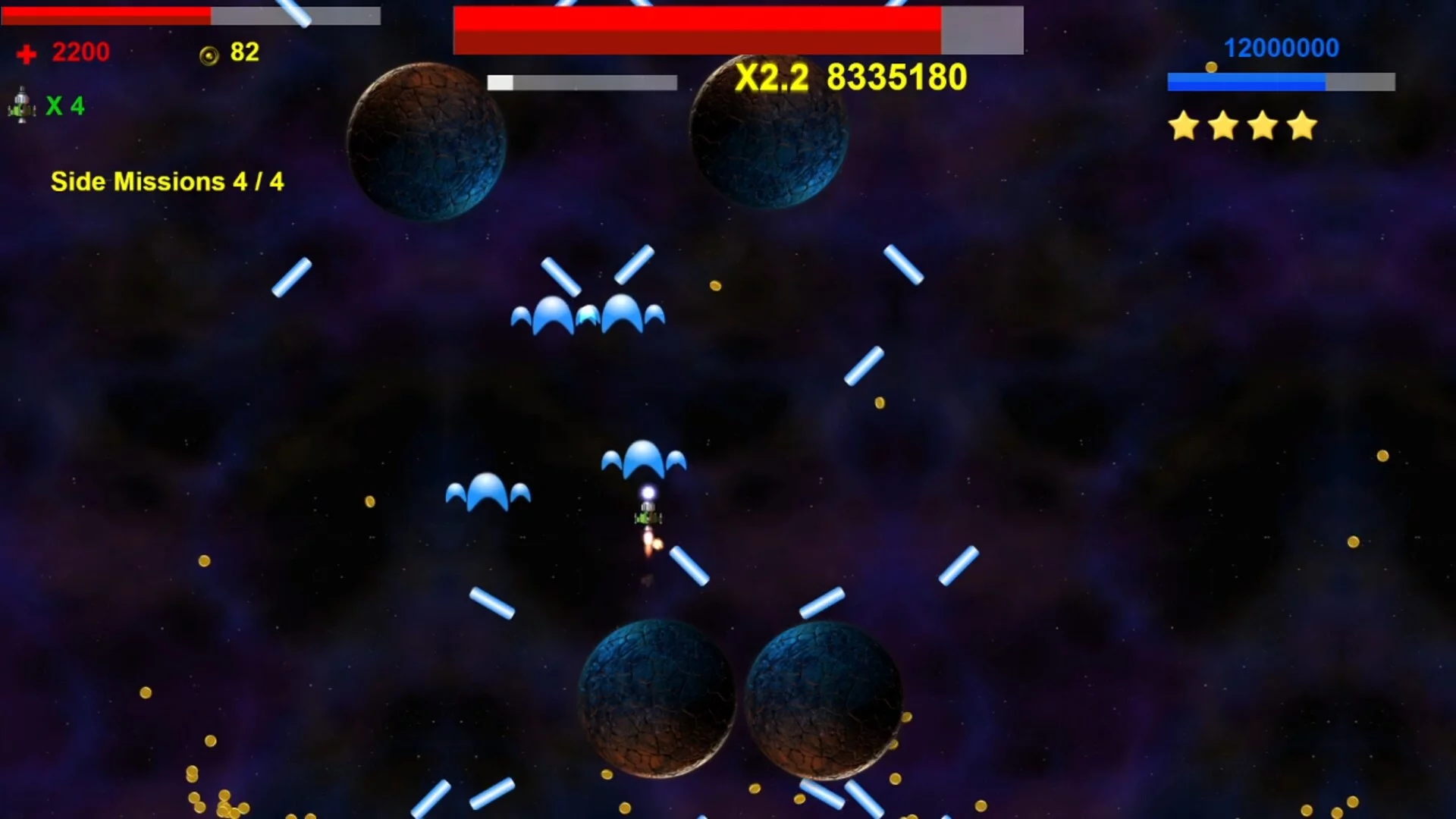 Изображение игры: Spinner Invaders