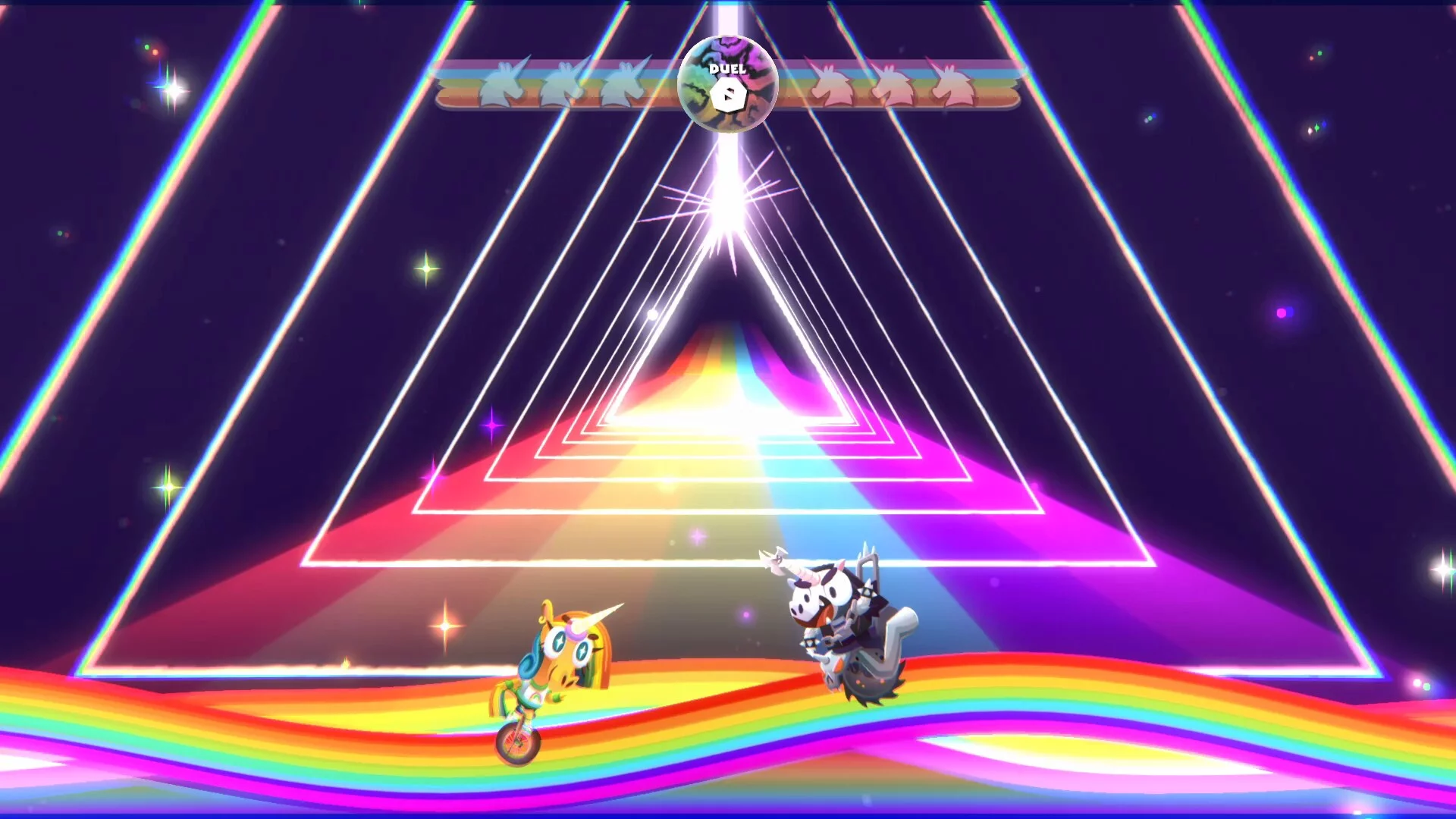 Изображение игры: Unicorns on Unicycles