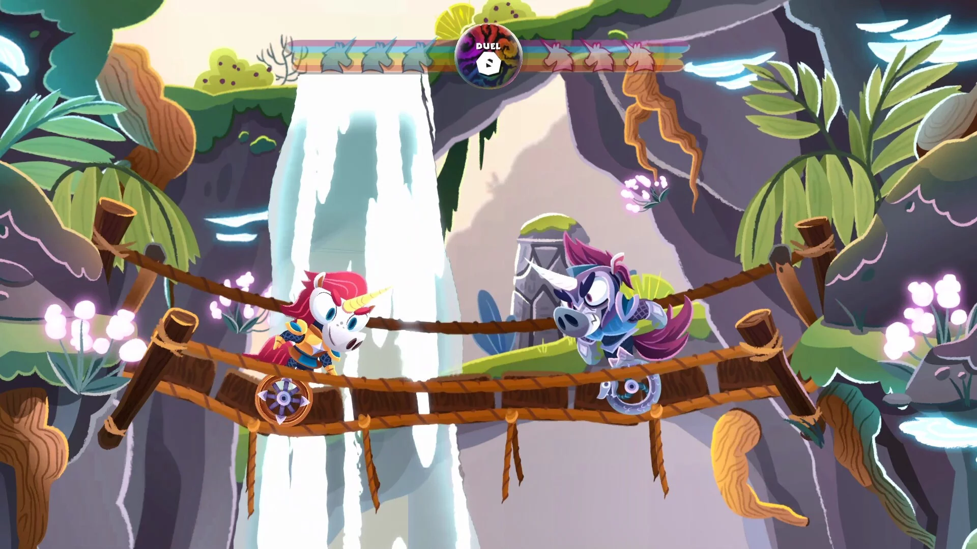 Изображение игры: Unicorns on Unicycles