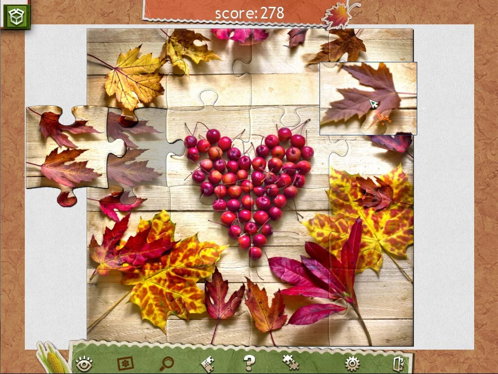Изображение игры: Holiday Jigsaw Thanksgiving Day