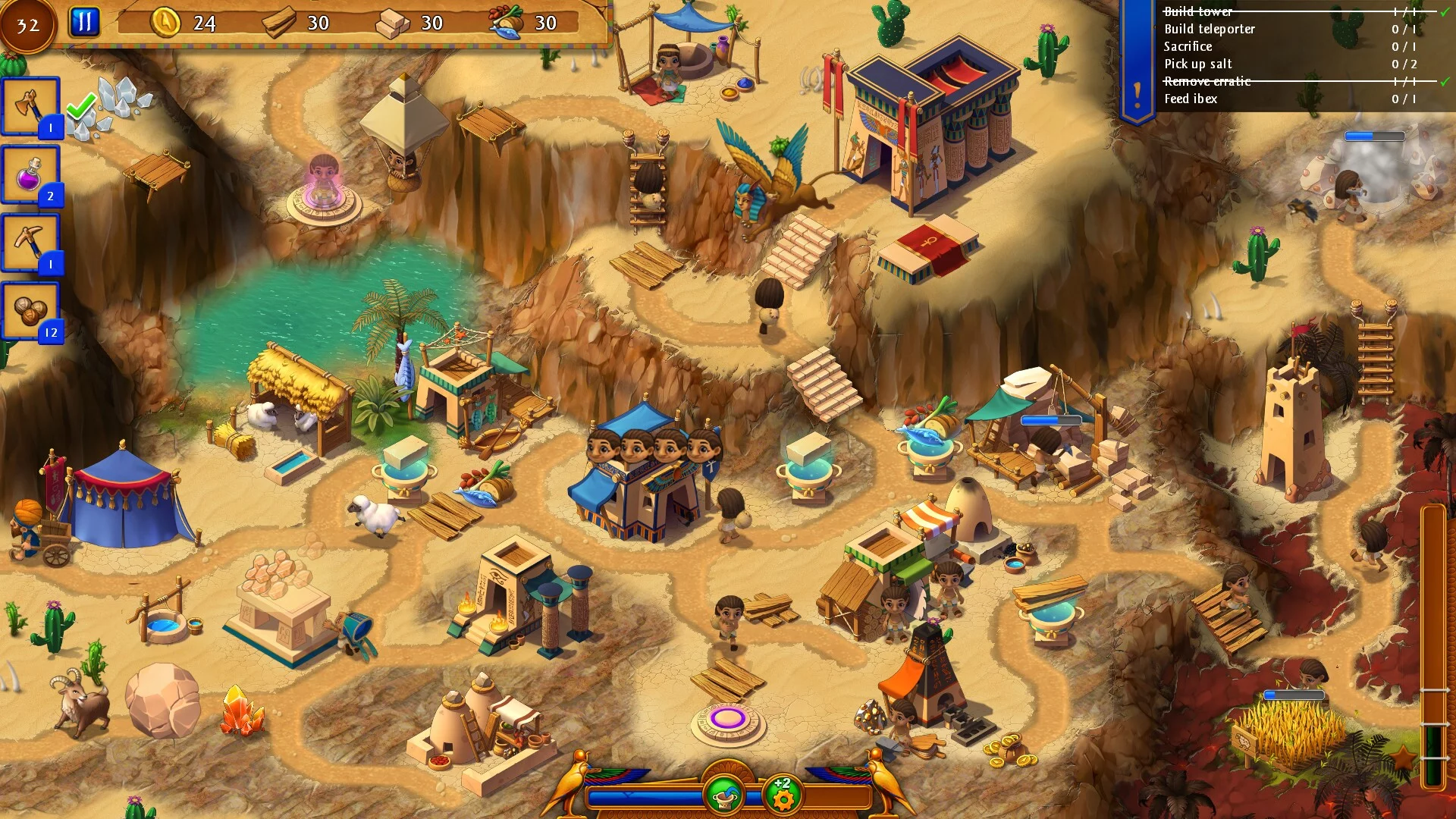 Изображение игры: Heroes of Egypt - The Curse of Sethos