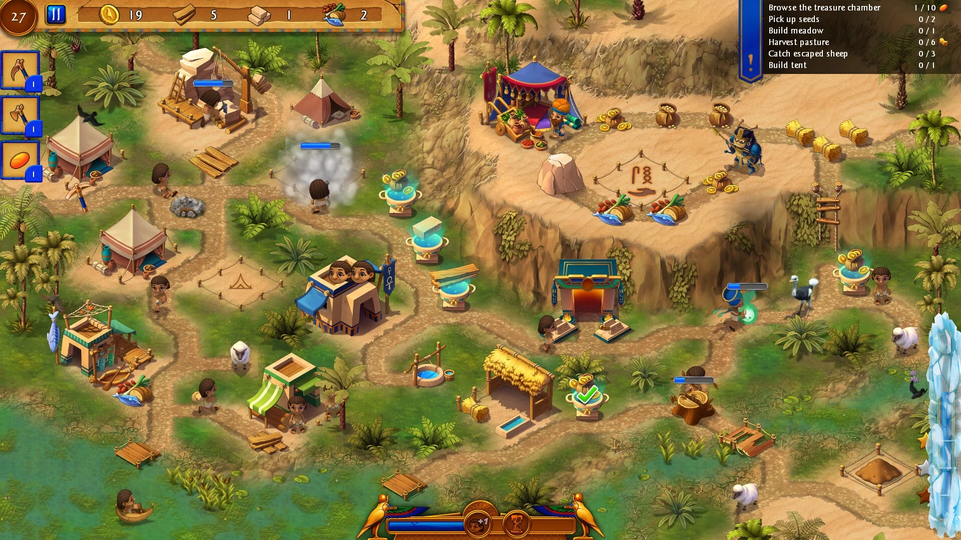 Изображение игры: Heroes of Egypt - The Curse of Sethos