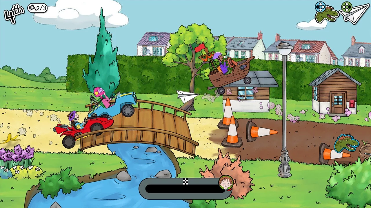 Изображение игры: Horrid Henry's Krazy Karts