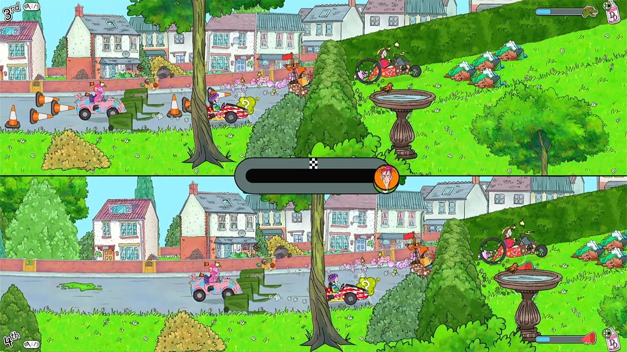 Изображение игры: Horrid Henry's Krazy Karts