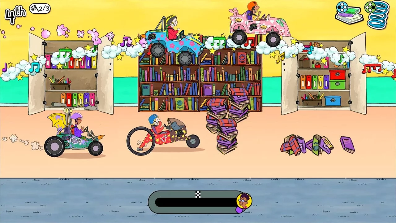 Изображение игры: Horrid Henry's Krazy Karts
