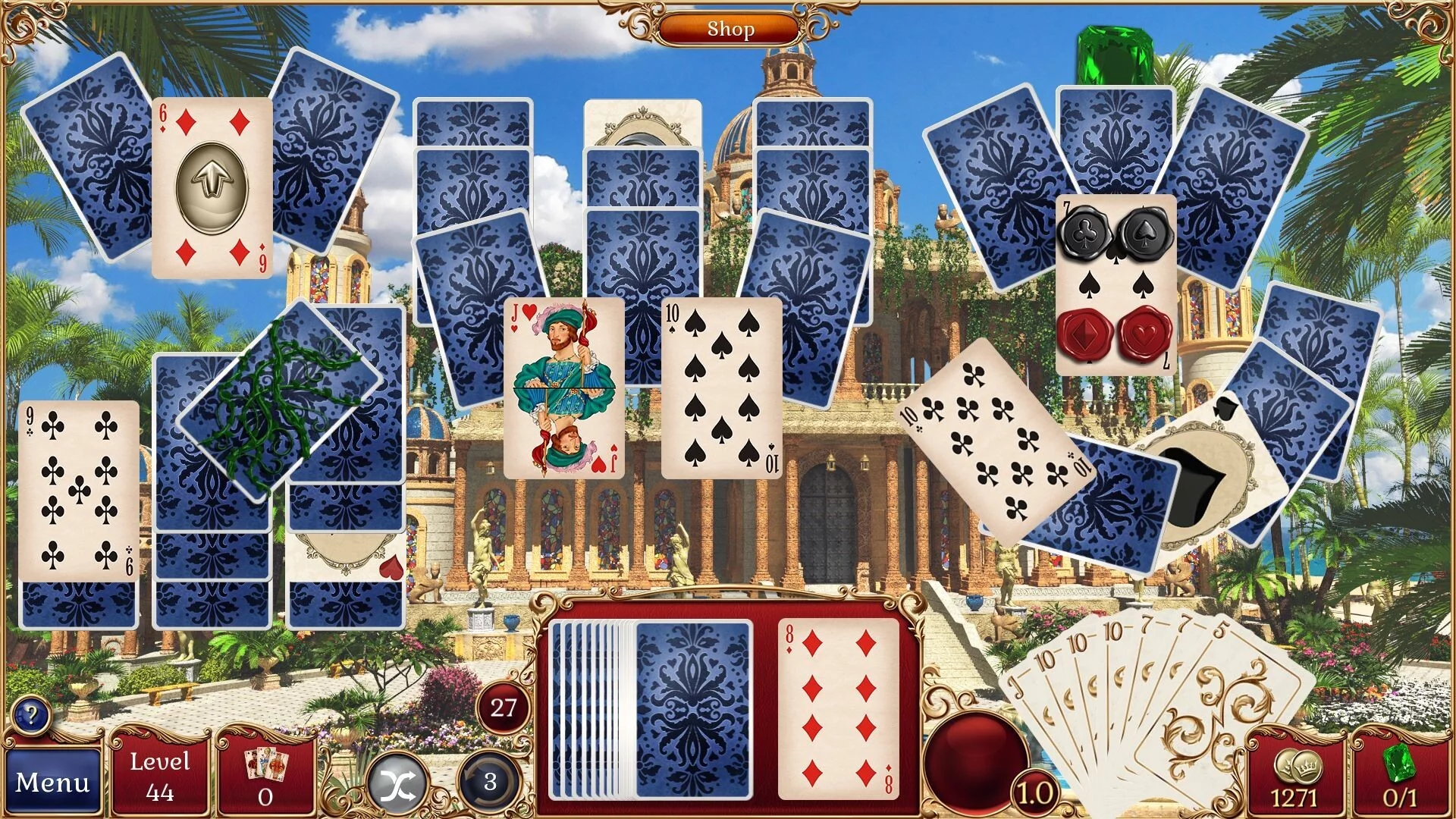 Изображение игры: Jewel Match Solitaire X Collector's Edition