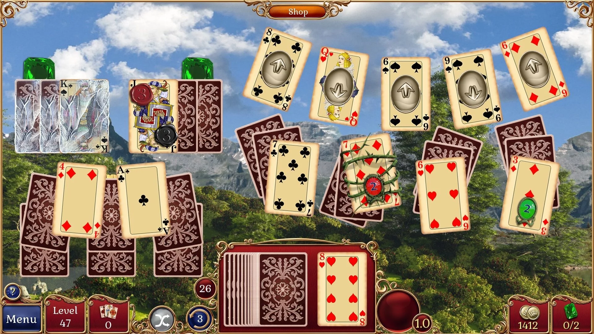 Изображение игры: Jewel Match Solitaire X Collector's Edition