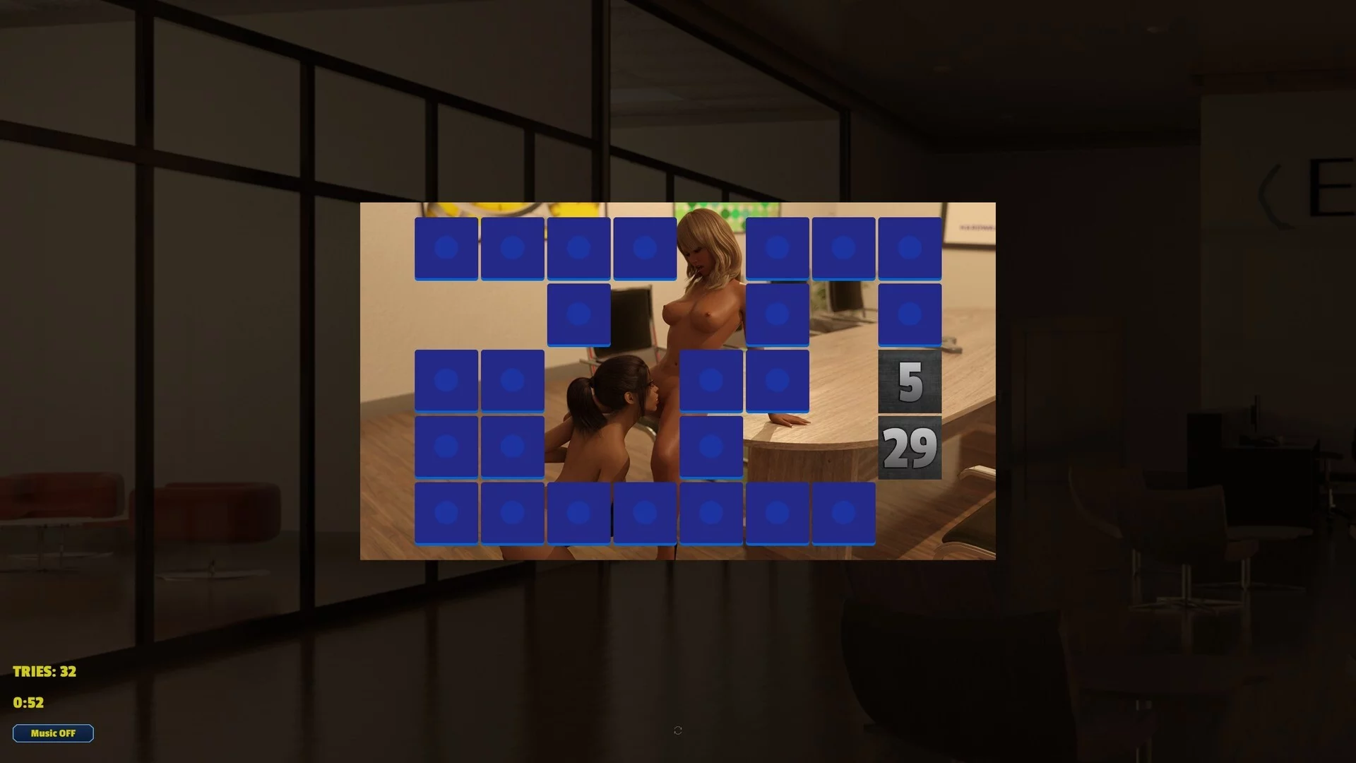 Изображение игры: Memory Puzzle - Futanari Boss