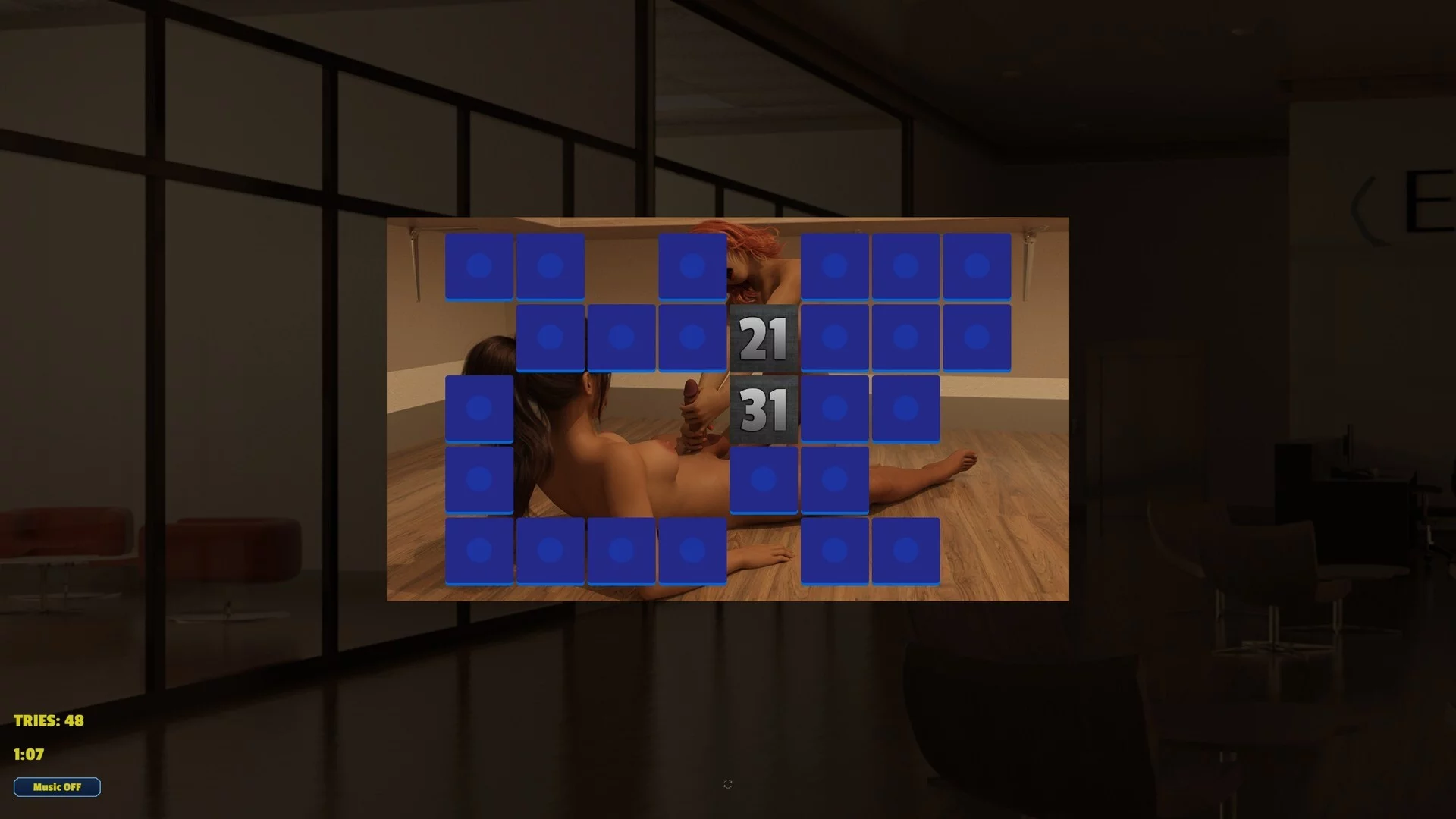 Изображение игры: Memory Puzzle - Futanari Boss