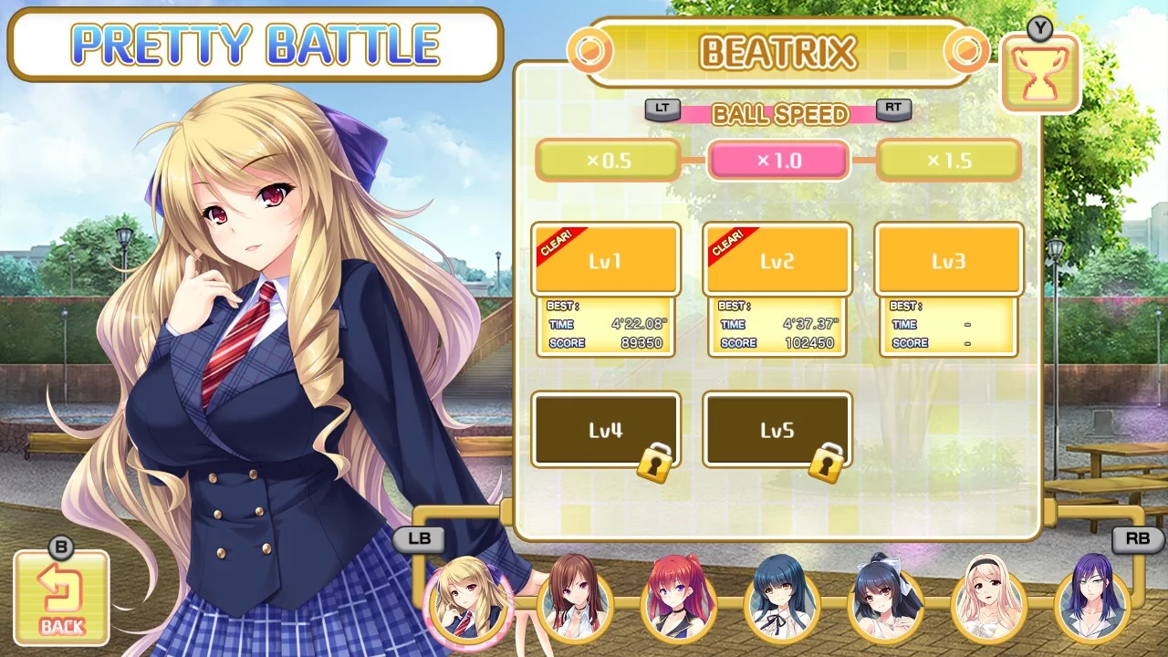 Изображение игры: Pretty Girls Breakout! PLUS