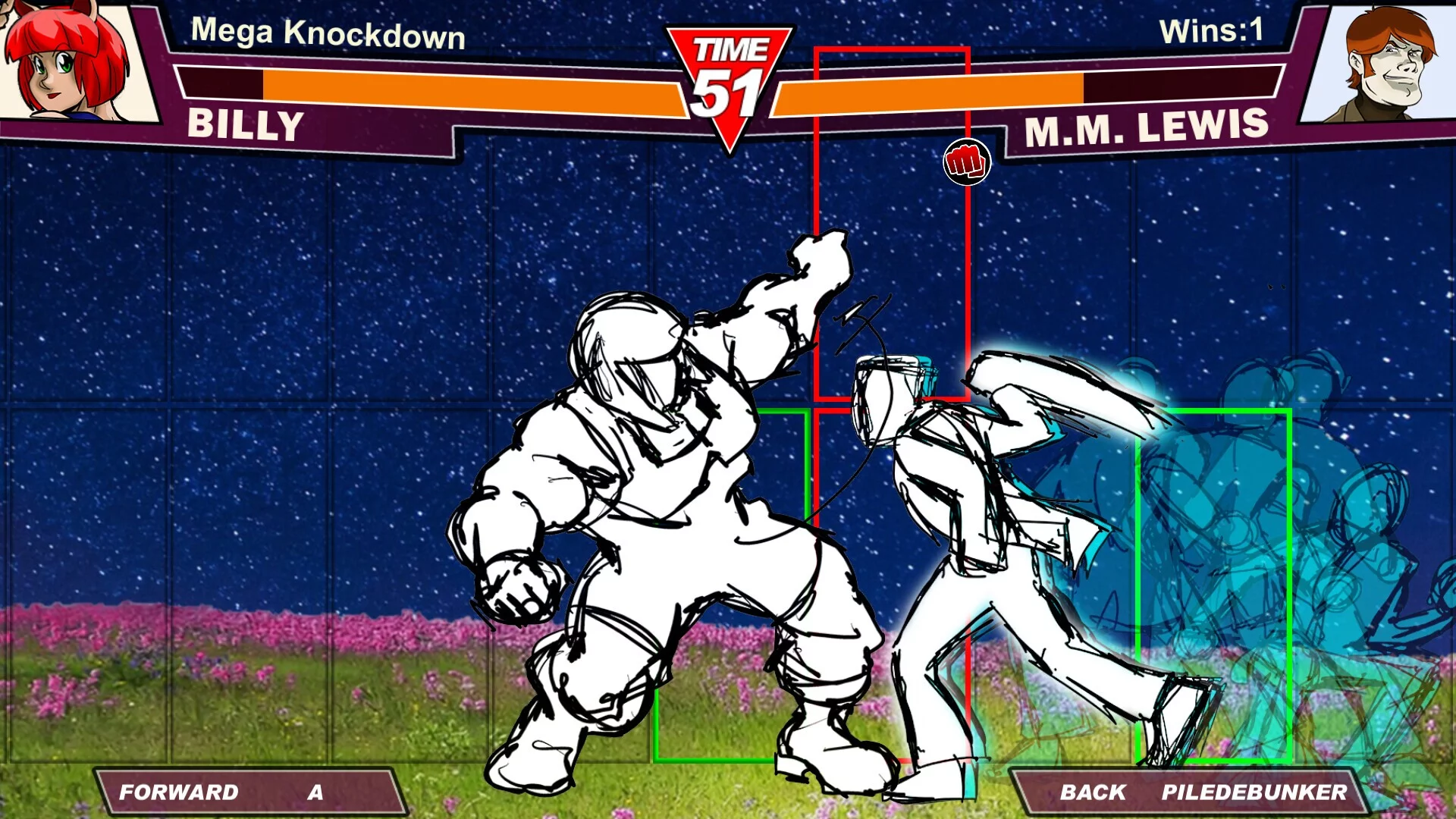 Изображение игры: Mega Knockdown