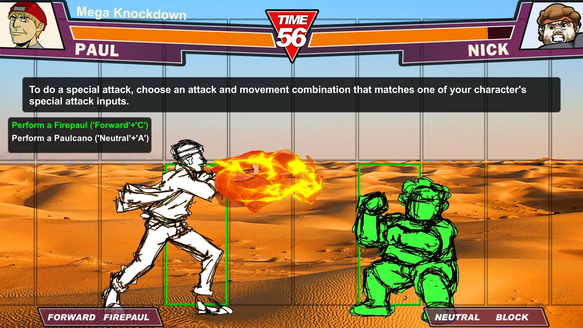 Изображение игры: Mega Knockdown