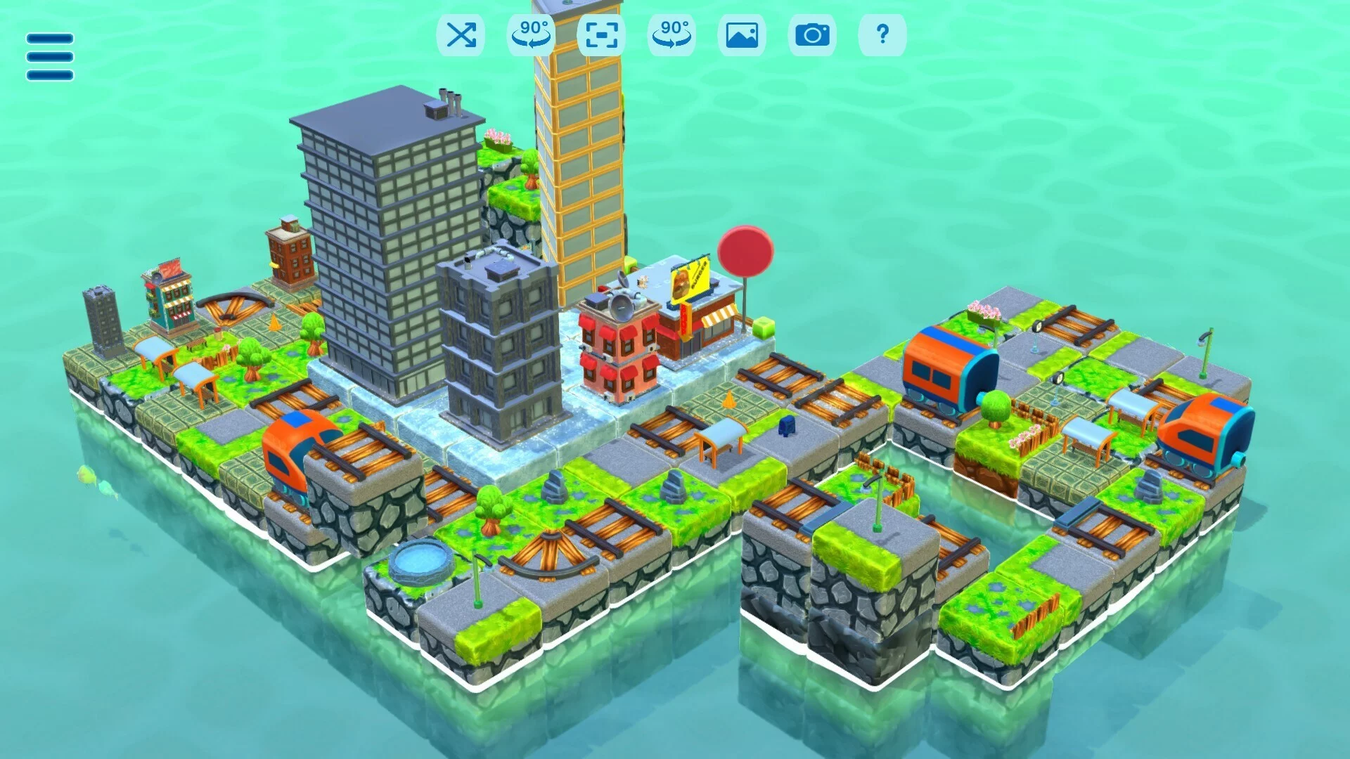 Изображение игры: Island Cities - Jigsaw Puzzle