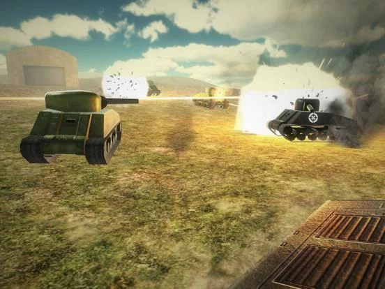 Изображение игры: Battle of Tanks
