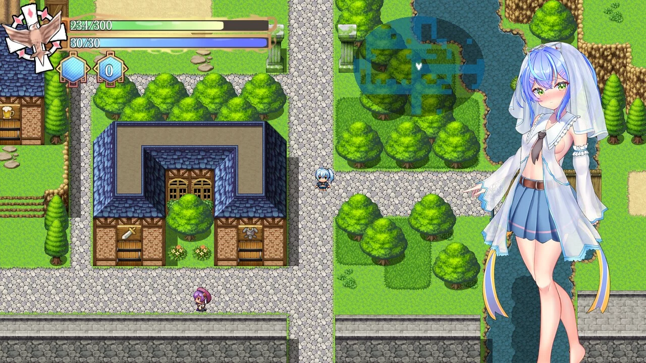 Изображение игры: Senpai and the Mysterious Dungeon