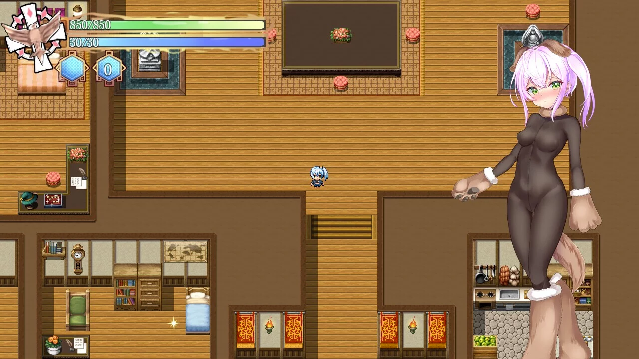 Изображение игры: Senpai and the Mysterious Dungeon