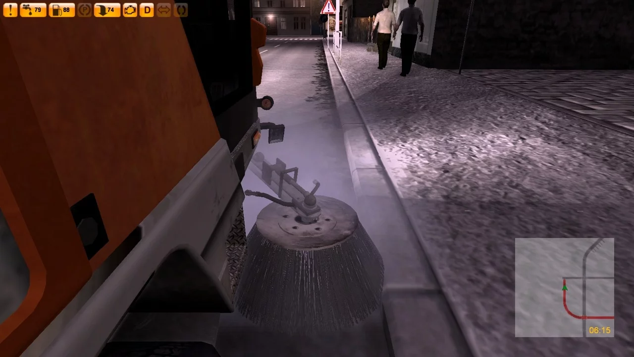 Изображение игры: Street Cleaning Simulator
