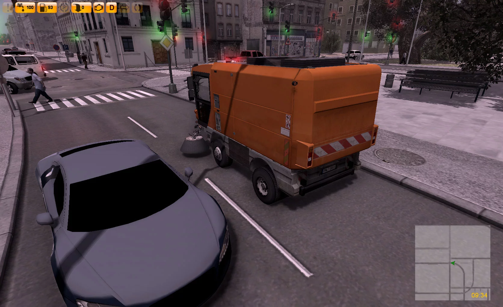 Изображение игры: Street Cleaning Simulator