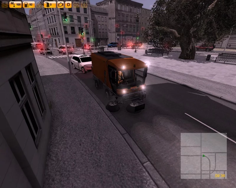 Изображение игры: Street Cleaning Simulator 2011
