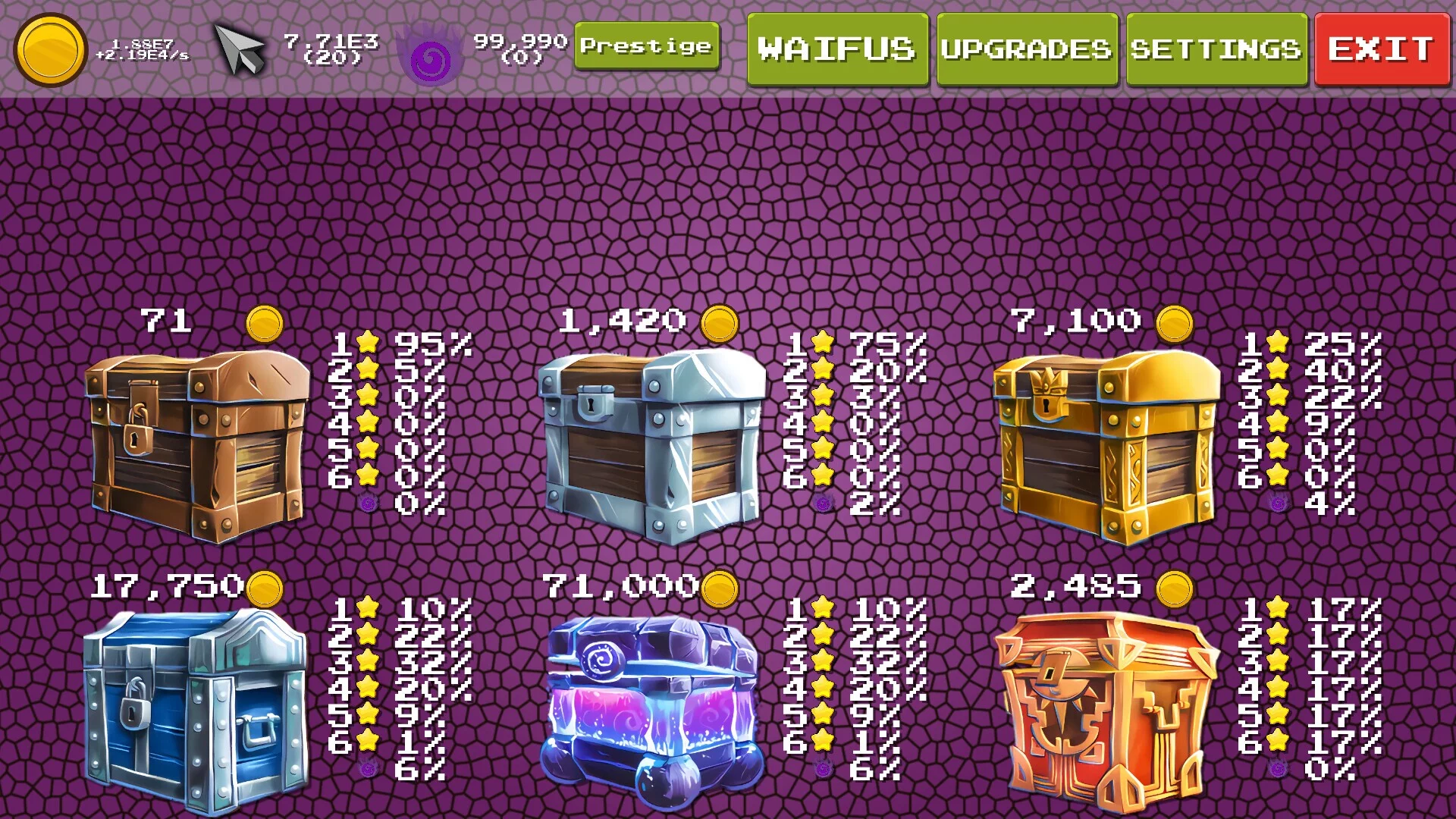 Изображение игры: Loot Box Waifus