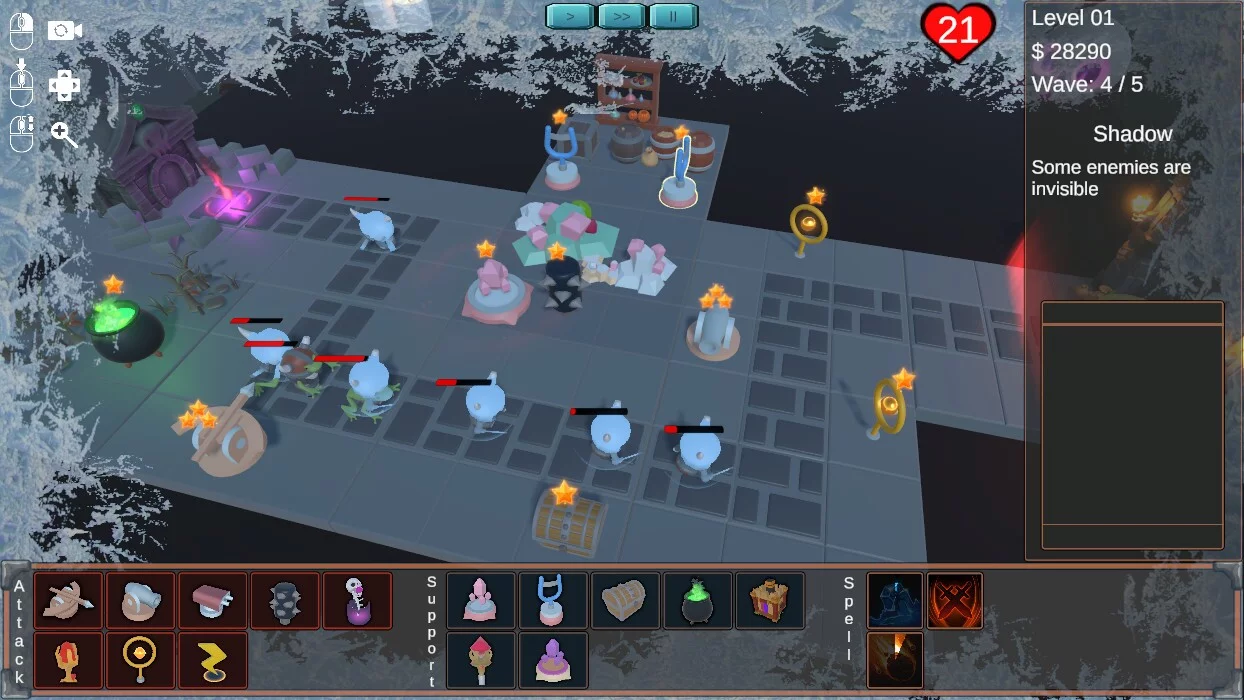 Изображение игры: Tiles and Towers TD