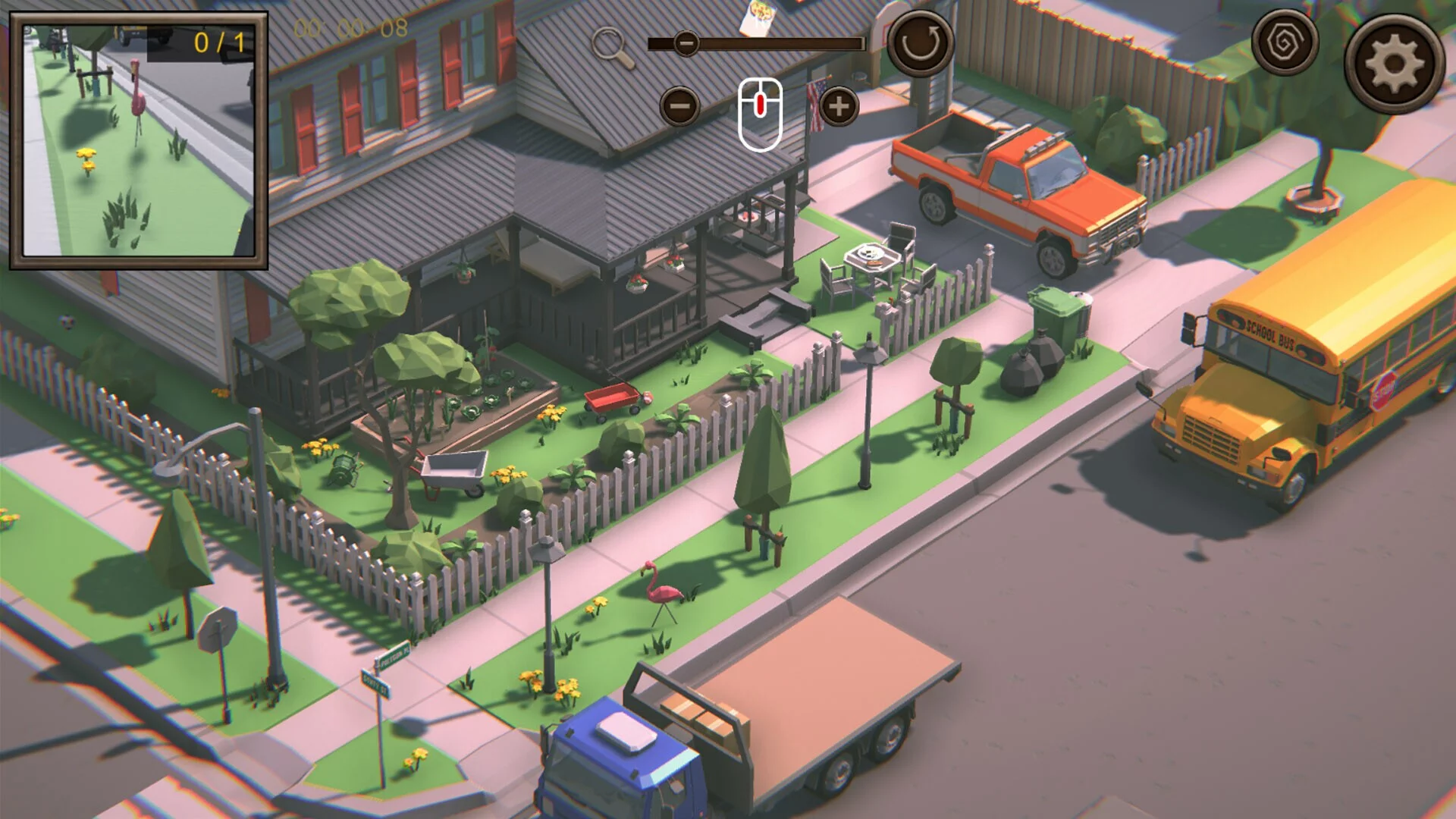 Изображение игры: Hidden Village Top-Down 3D