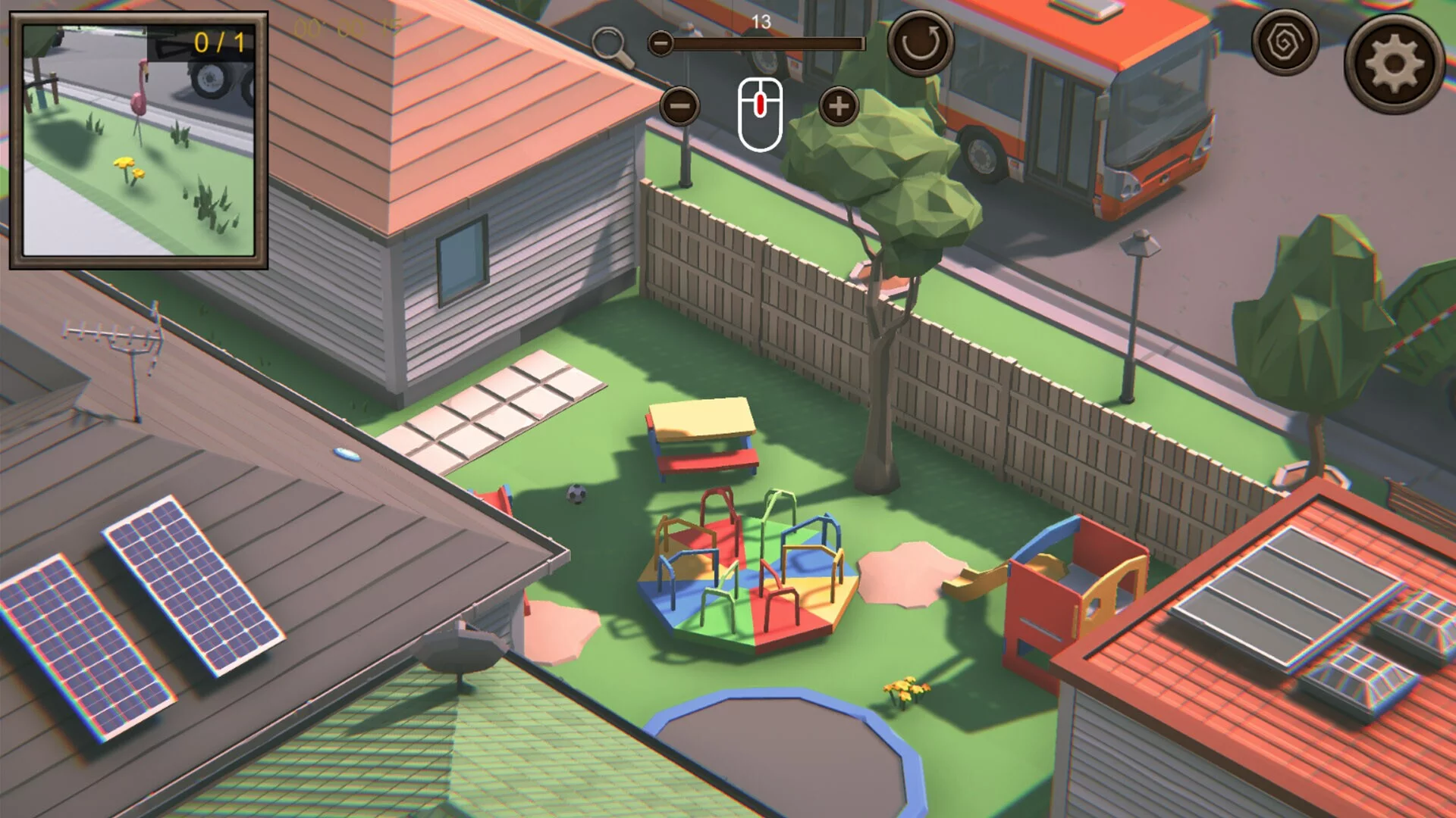 Изображение игры: Hidden Village Top-Down 3D
