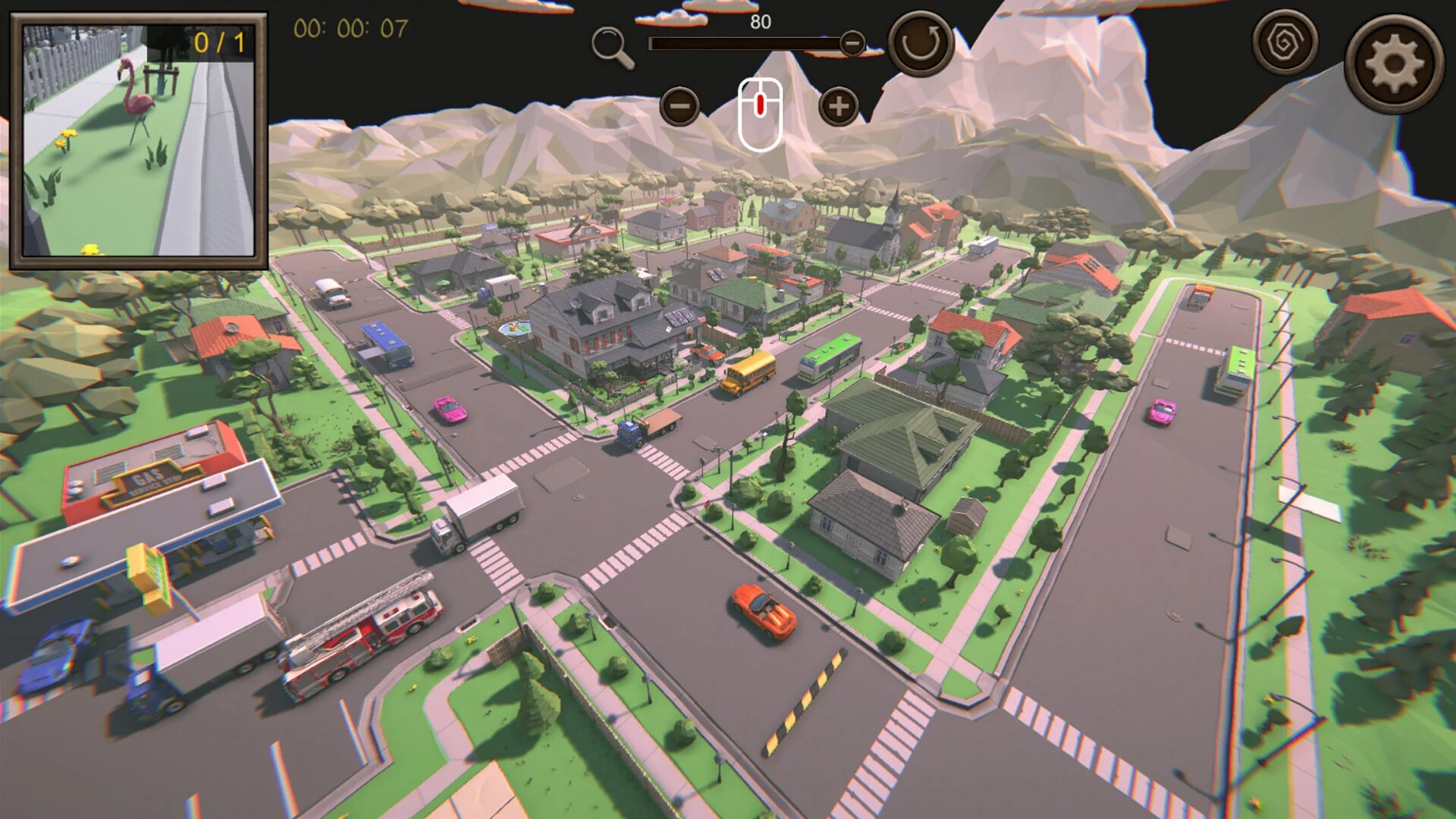 Изображение игры: Hidden Village Top-Down 3D