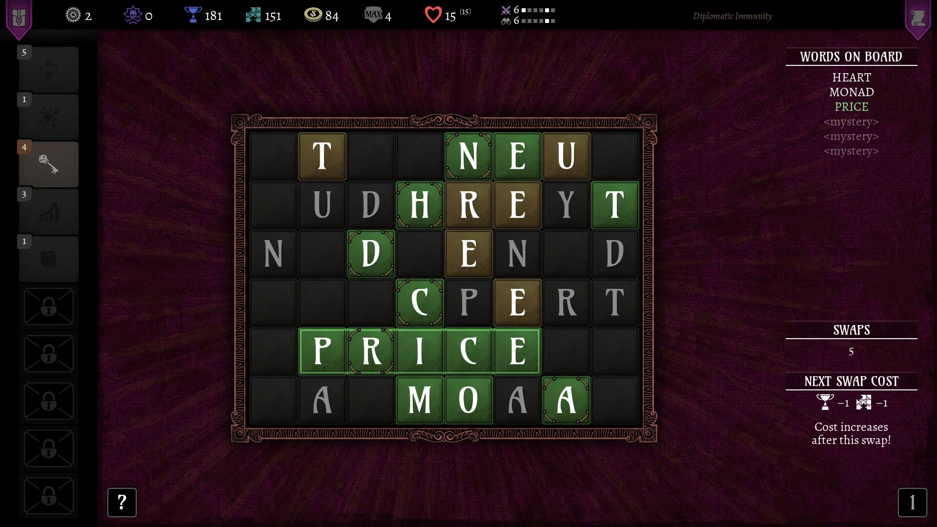 Изображение игры: Words of Yendor