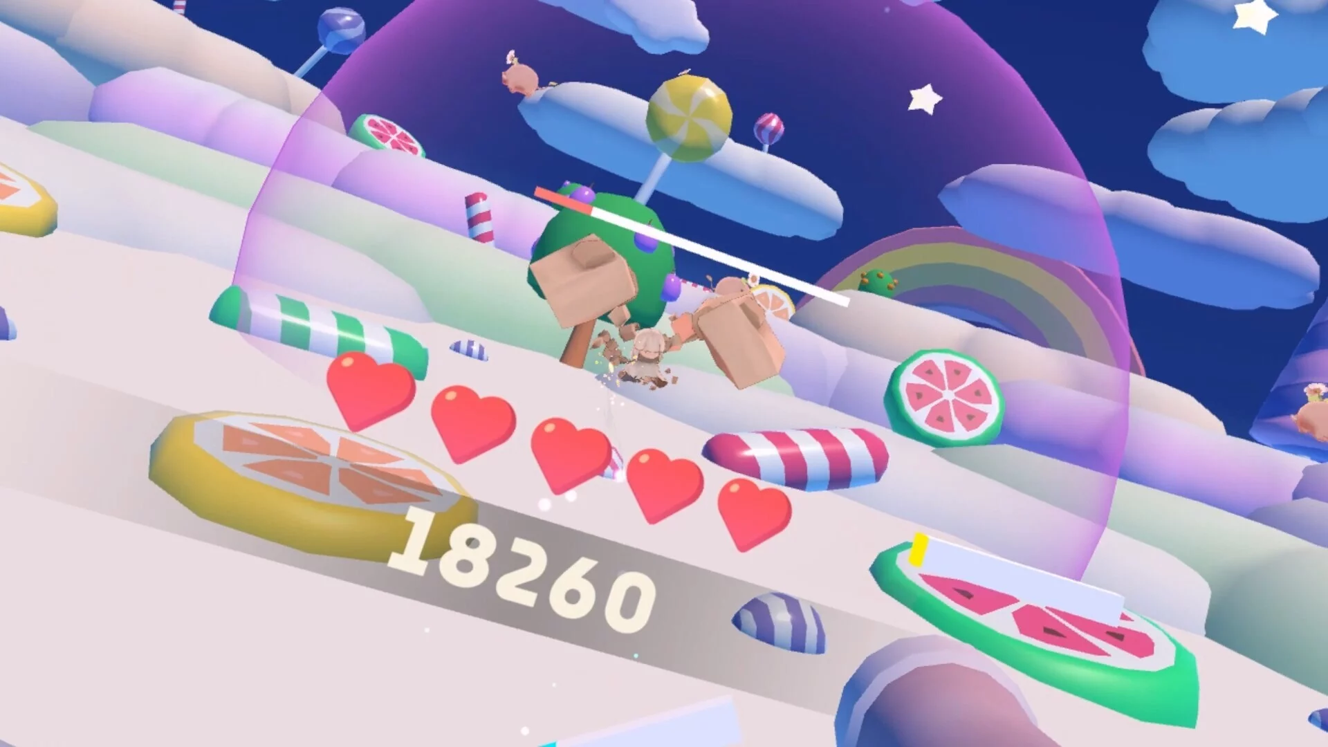 Изображение игры: Tiny Candy Guardian 御菓子島の魔法使い