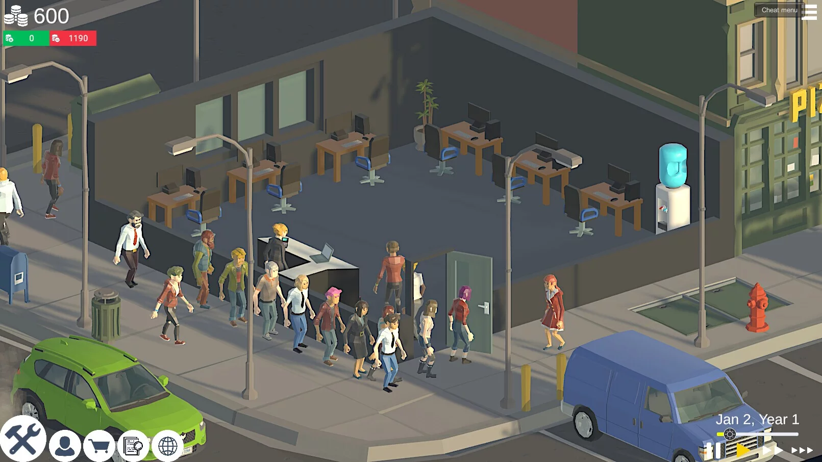 Изображение игры: Cyber Lounge Tycoon