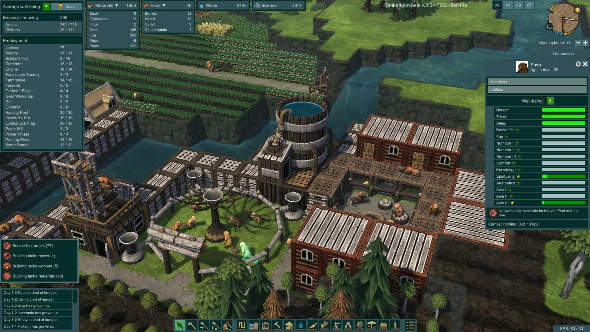 Изображение игры: Timberborn Demo