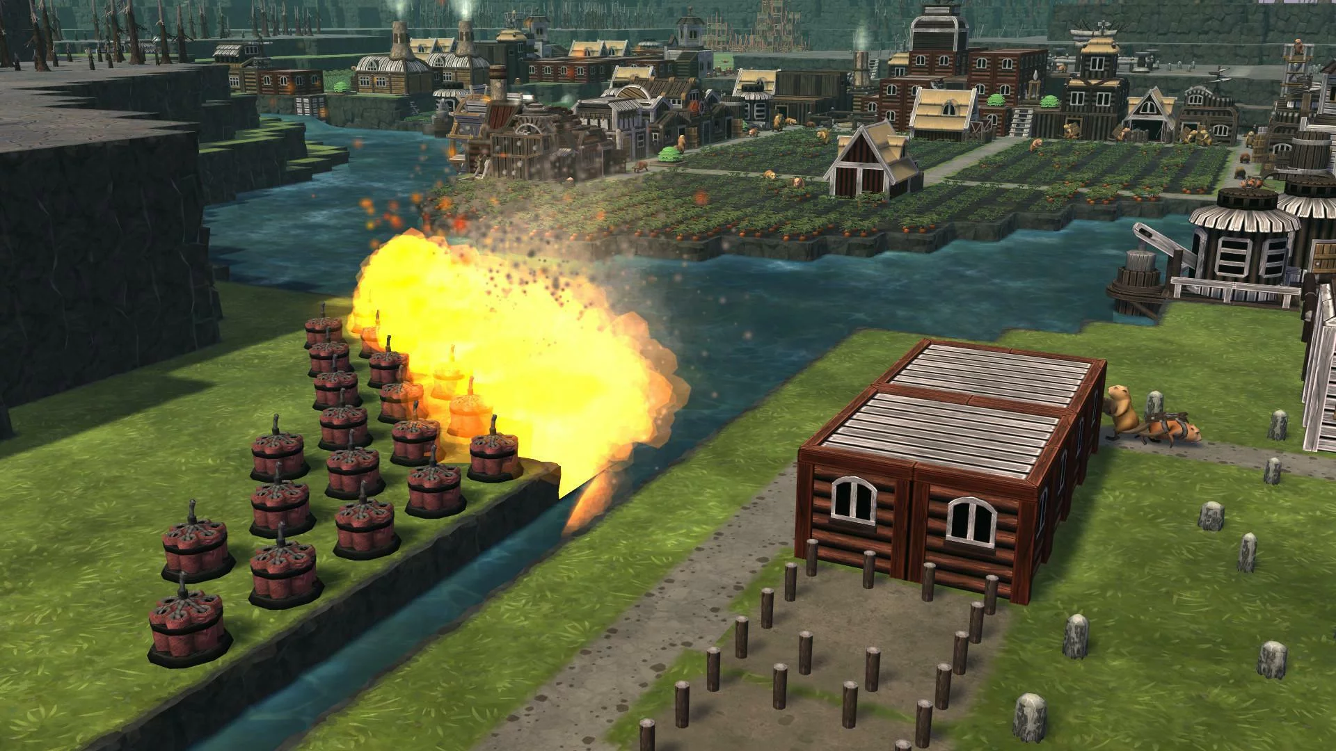 Изображение игры: Timberborn Demo