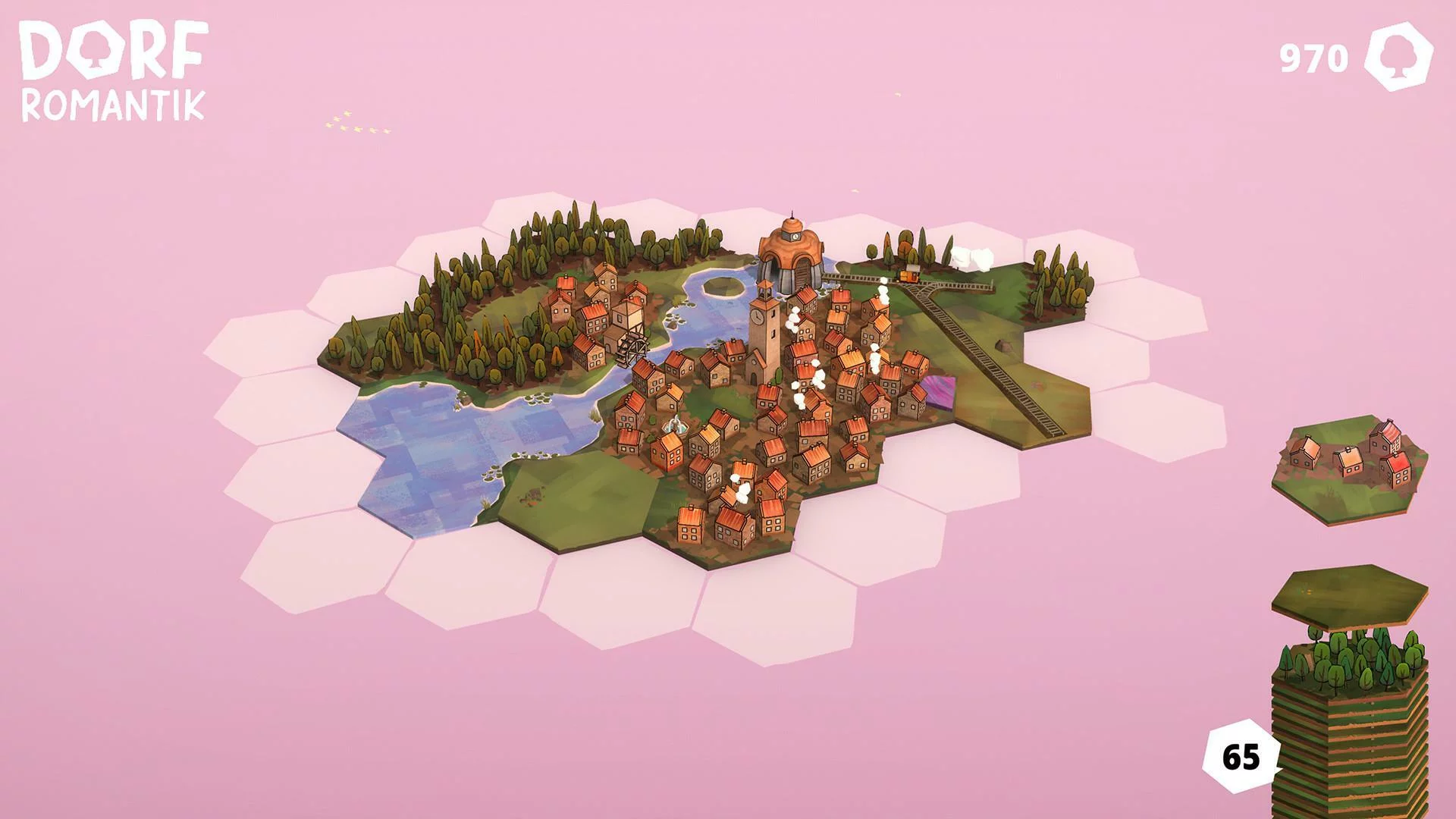 Изображение игры: Dorfromantik Demo