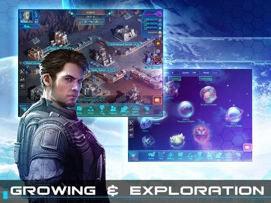 Изображение игры: Galaxy At War Online