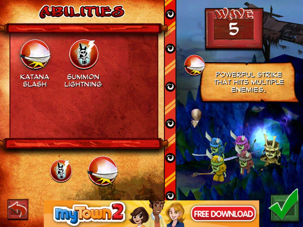 Изображение игры: Samurai vs Zombies Defense