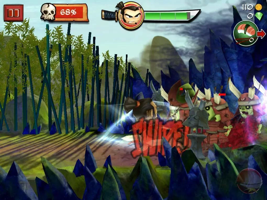 Изображение игры: Samurai vs Zombies Defense