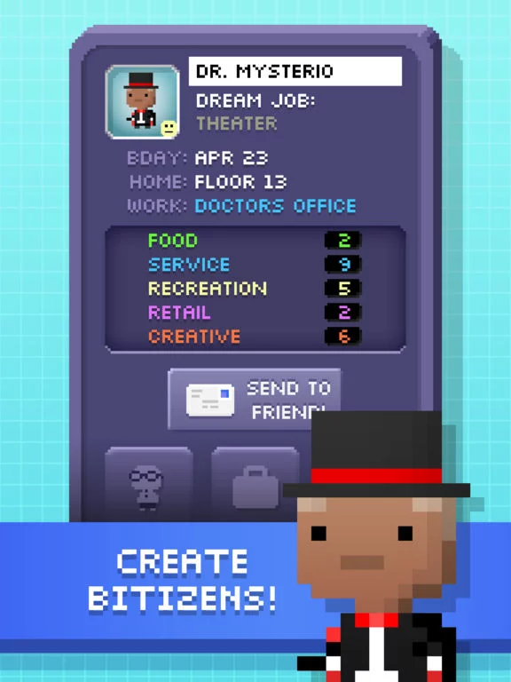 Изображение игры: Tiny Tower - Free City Building