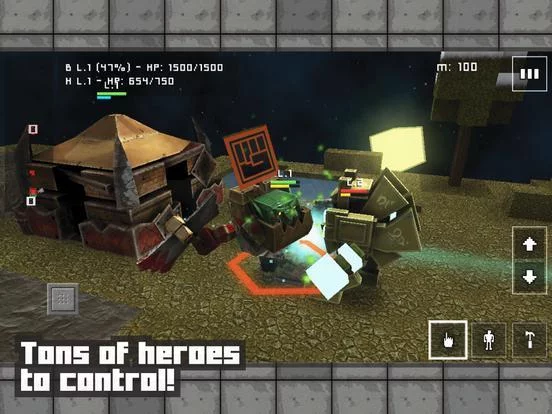 Изображение игры: Block Fortress: War