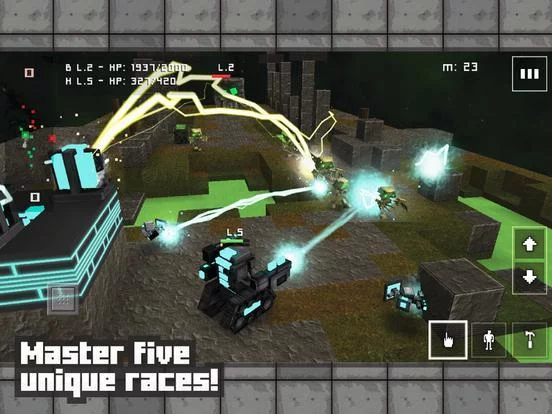 Изображение игры: Block Fortress: War