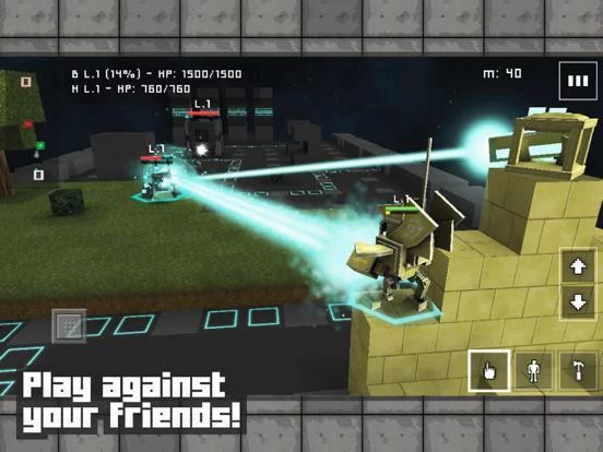 Изображение игры: Block Fortress: War