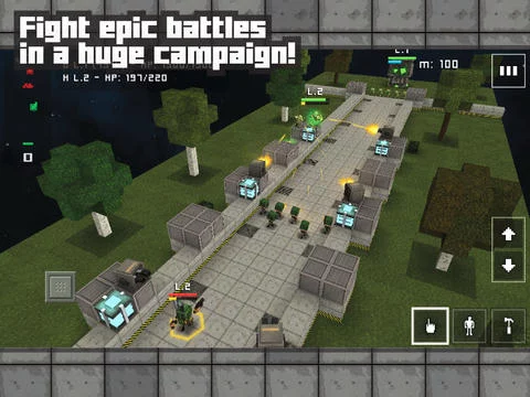 Изображение игры: Block Fortress: War