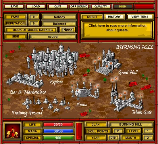 Изображение игры: Book of Mages: Dark Times