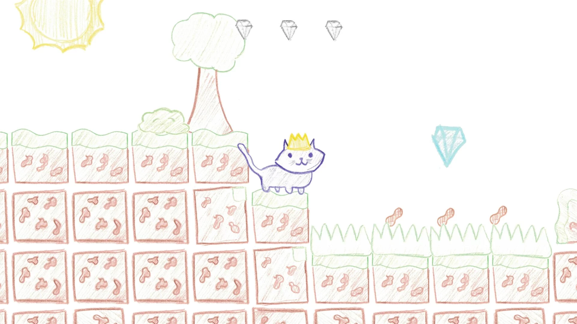Изображение игры: King Kitty Saves The Animals