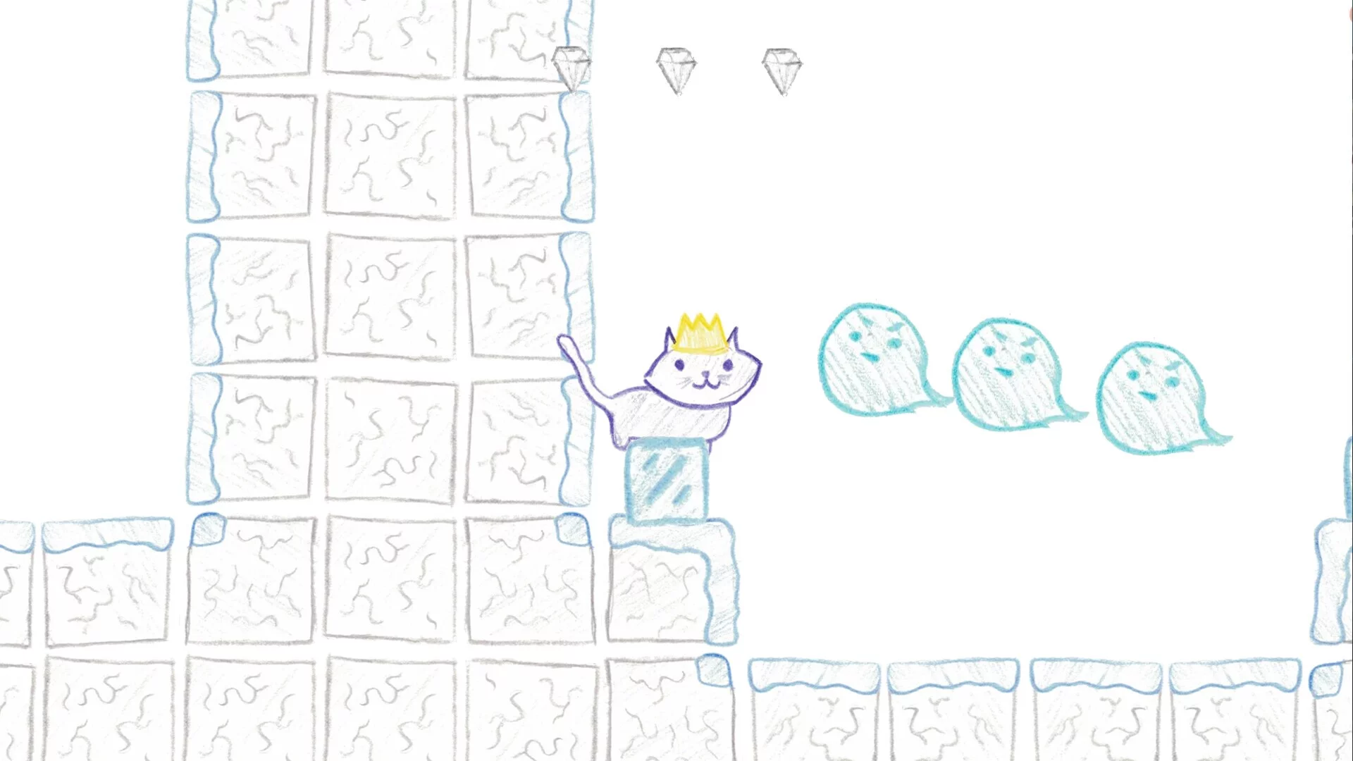 Изображение игры: King Kitty Saves The Animals