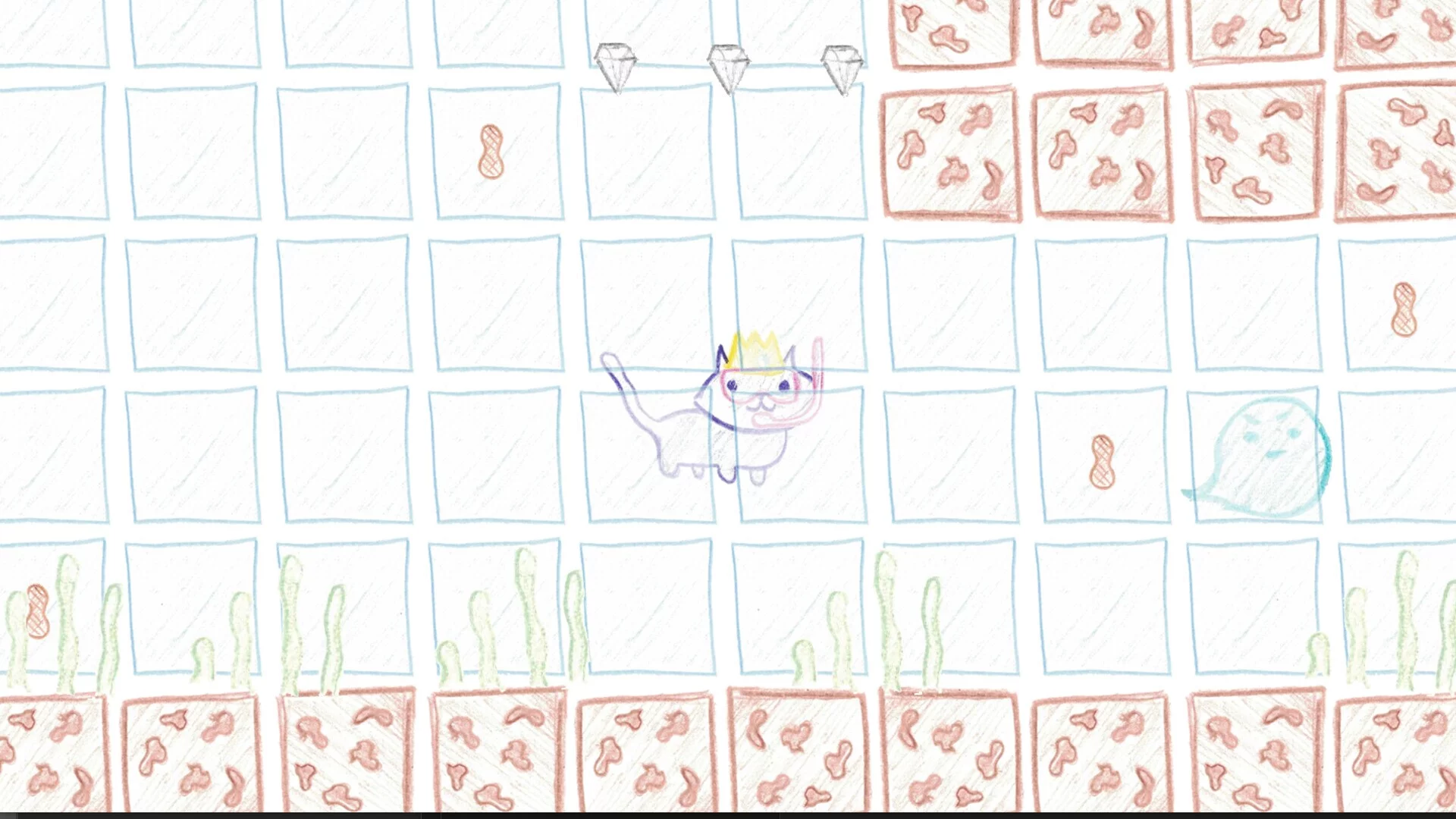 Изображение игры: King Kitty Saves The Animals
