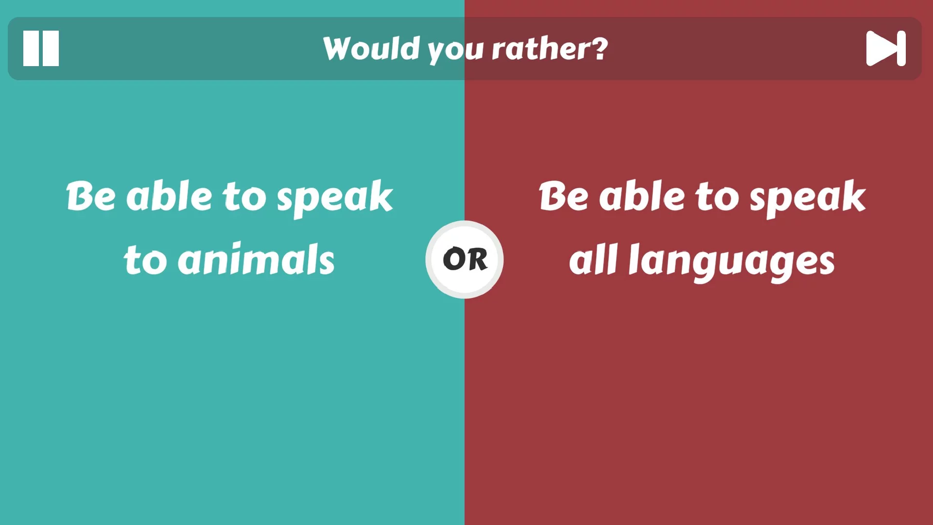 Изображение игры: Choice Clash: What Would You Rather?