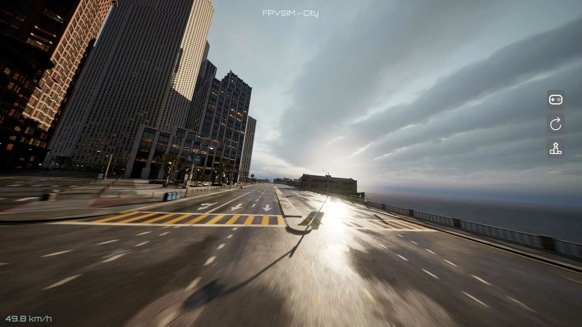 Изображение игры: FPVSIM Drone Simulator
